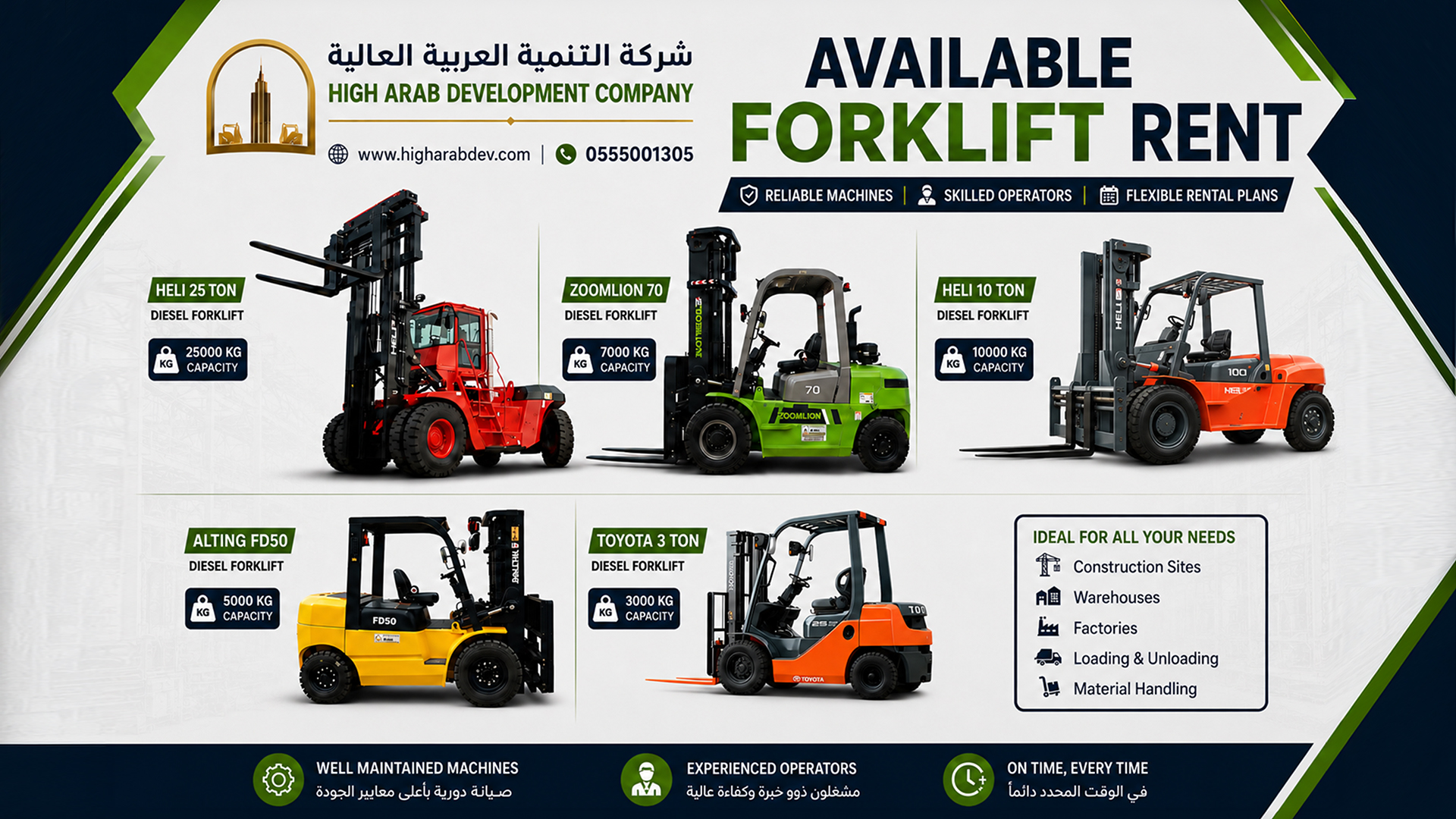 Available Machine Rent HighArab